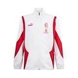 A.C. Milan - ftblNRGY+ Jacke, Fußball- und Trainingsjacke, offizielles Produkt, Weiß, Erwachsene, XS