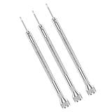 Präzises Uhrmacher-Schraubendreher-Set, 3-teilig, dünne Uhr für enge Räume, Haltbarkeit, rutschfestes Griff-Design, Aluminium-Karbonstahl-Schraubendreher