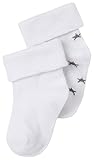 Noppies Unisex Baby U 2-pck Levi Stars Socken, Weiß, 3-6 Monate EU