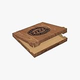 Welt Packer Pizzakartons aus Mikrowellpappe Kraft 40 x 40 x 4 cm (50 stück)