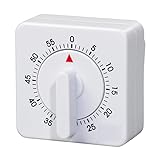 Küchentimer Mechanische,60 Minuten/1 Stunde Eieruhr Mechanisch Tragbare Timer Countdown Eieruhren Analog Kurzzeitwecker für Haushalt Küche Kochen Backen Sport Büro