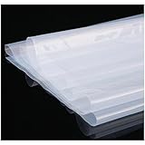 GSHUR 300cm X 400cm Gewächshausfolie Polyethylenfolie 1120g Extra Dick Reißfest Gartenfolie aus Polyethylen, Transparent Tunnelfolie Tomatenhaus Folie