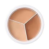 Obesntln Creme-Concealer-Palette, Creme-Foundation-Palette | Creme-Make-up-Palette Foundation-Palette | 3-Farben-Creme-Gesichtspalette, langanhaltender Konturpaletten-Highlighter, farbkorrigierender