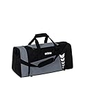 Erima Unisex Six Wings geräumige Sporttasche (7232301), Slate Grey/schwarz, S