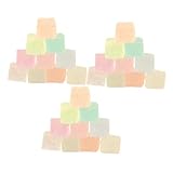 WOONEKY 30Stücke Leuchtende Würfelzucker Dekore DIY Charms Gemischten Farben Kunstzucker für Handyhüllen Bastelzubehör für Kreative