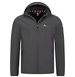 Höhenhorn Alpberg Herren leichte Softshell Jacke Outdoor Grau Gr. L