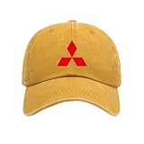 LIUBYEW Auto Baseball Cap, für Mitsubishi Auto Baseballkappe Autoplakette Herren Damen Kappe Verstellbar Basecap Cap Accessoires,A-M