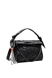 Desigual Women's Alpha LOVERTY 3.0 Accessories PU Hand Bag, Black