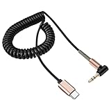 DIYEAH Type C Audio Adapter Robuster Typ C Kopfhörer Adapter Für Smartphones Kompakt Tragbar Für Unterstützt Sprache Kabelsteuerung