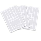 3 Stück Fahrrad Rahmen Schutz Carbon Aufkleber,Fahrrad Schutzfolie,Rahmenschutzfolie Fahrrad,Fahrrad Schutz Lackschäden Rahmen Aufkleber,Schutzfolie Fahrradrahmen für Fahrrad, Mountainbike etc