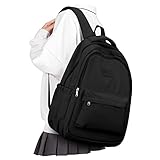 BOXSAM Unisex Schulrucksack, Z1-Black, L