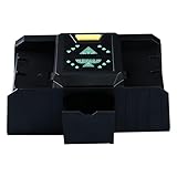 Automatischer Spielkartenmischer, Kartenmischer, Deckrührer, Automatischer Kartenmischer, Automatischer Kartenmischer, Automatischer Kartenrührer - Elektrischer Kartenrührer mit 2 Decks | Mesc
