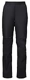 VAUDE Damen Women's Drop Pants Ii Regenhose, Black Uni, 38 EU