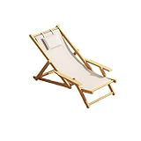 Verstellbare Rückenlehne Strandkorb – Massivholzkonstruktion für ultimativen Outdoor-Komfort, ideal für Abenteuer am Meer und in der Wildnis