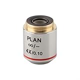 Mikroskop-Objektivlinse, 4 x 20 x, unverzichtbares Zubehör für Labor- und Forschungsarbeiten (4X)