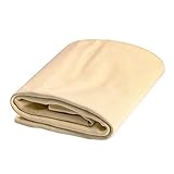 PAEFIU Fensterleder, 60 x 40 cm Auto Trockentuch Ledertuch Autoleder Trockentuch Weiche Auto Reinigungstücher Sehr Saugfähig für Autopflege Fenster Spiegel