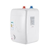 EurHomePlus Warmwasserspeicher 8L 1500W Druckfest Untertisch Warmwasser Elektro Boiler Speicher 23 x 21 x 36cm