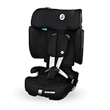 Maxi-Cosi Nomad XL Plus, Mitwachsender Kindersitz 9-36kg, 15 Monate - 12 Jahre, 76-150cm, Klappbarer Kinderautositz, Ultrakompakt & Leicht, G-CELL Seitenaufprallschutz, Reisetasche, Authentic Black