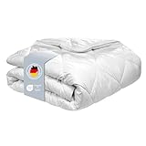 XDREAM Pure Winterbettdecke | extra warme Bettdecke für den Winter | Allergiker geeignet | Waschbar 60 Grad | 100% Mikrofaser | Öko-Tex Zertifiziert | 135 x 200 cm