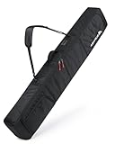 Abahub Snowboardtasche gepolstert, wasserdichte Snowboard Tasche für Snowboard Zubehör Snowboard Bag Skisack für Flugreisen, Schwarz bis zu 163cm