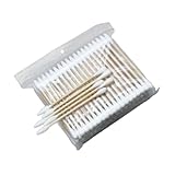 SAFIGLE 400 Stücke Reinigung Wattestäbchen Multifunktions Wattestäbchen Pflege Knospen Tupfer Make Up Tool Tupfer Make Up Wattestäbchen Bambus