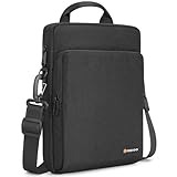 NIDOO Laptop Tasche für 12,9' iPad Pro / 13' iPad Pro M4 / 13,6' MacBook Air M3 M2 / 13' MacBook Pro, 12'-13' Tablet Tragetasche für Surface Pro 10/13,4' XPS 13, Schwarz Umhängetasche Schultertasche