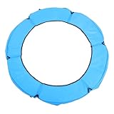 HONITANO Trampolin Randabdeckung Sprungfederschutz UV beständig Ø Blau Oxford Polster Für Trampolin Outdoor Indoor Zubehör Sicherheitsrand Schaumstoffkante