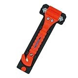 VZL Notfallhammer Auto mit Gurtschneider - Auto Zubehör & Auto Gadgets – Autozubehör Innenraum – Car Accessories – Auto Accessoires – Gurtschneider Notfallhammer - Nothammer auto mit gurtschneider tüv