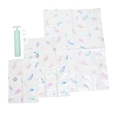 ARTSEWPLY Vakuumbeutel mit Handpumpe Luftdicht und Platzsparend für Kleidung Bettdecken Decken für Reisen und Aufbewahrung Verschiedene bis Weiß transparent Zufällige Farbe Zufällige Farbe