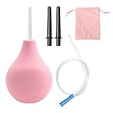 MIVAIUN 224 ml Darmeinlauf Klistier, Enema-Set für Männer & Frauen, 2 x abnehmbare, komfortable, Schlanke Duschkopf, 2 x langer Schlauch Duschkopf, Intim Dusche Irrigator zur Darmreinigung