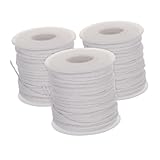 Holibanna 3 Rollen Kerosin - lampenteile Öldochte Für Lampen Kerosinlampe Docht Tiki Fackel Docht Öllaternendocht Für Wachskerzen Zuckerherstellung Von Kerzen White