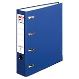 Herlitz 10842276 Doppelordner maX.file protect A4 blau FSC Mixed (1 Stück, blau)