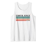 Santa Cruz CA Kalifornien Surfer 70er 80er Jahre - Retro Tank Top