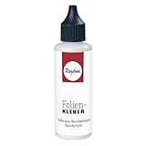 Rayher 3338400 Folienkleber, transparent, Flasche 51g