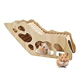 Kukecai Hamster Spielzeug - Kletterhaus Mit Kletterleiter,Käfig Sporttreppen Für Hamster Und Eichhörnchen,Für Mäuse Gerbils Syrische Goldhamster Und Zwerghamster Zum Täglichen Spielen Erkunden