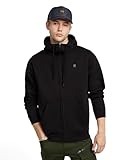 G-STAR RAW Herren Premium Core Hooded Zip Thru Sweatshirt, Schwarz (dk black D16122-C235-6484), M