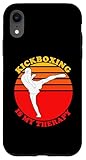 Hülle für iPhone XR Kickboxing Is My Therapy Lustiges Kickboxen