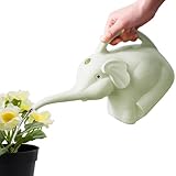 Blumengießkanne, 2 L Elefanten-Gießkanne Für Den Innenbereich, Elefant Design GießKanne, Elefantenform, 2Liter Gießkann-e, Gartengießkanne, Kleine Gießkannefür Den Innenbereich Und Außen, Haus, Garten