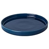 Dbvnnsy 7.1 Blue Ceramic Plant Saucer, Scratch-Prevention-Entwässerungstablett für Töpfe, Innen- und Außen-Pflanzenuntertassen für Wasserfänger