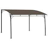 Bioklimatische Gartenpergola, 3 x 3 m, Outdoor-Pavillon, Baldachin, wetterbeständig, Sonnenschirm, perfekt für Terrassen und Gärten, stilvolle Pergolato-Abdeckung