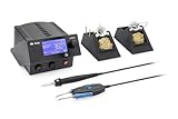 ERSA i-CON 2V MK2 Digitale 2-Kanal Industrie-Lötstation 150-450°C mit 150W Lötkolben i-TOOL MK2 Tip'N'Turn - Chip TOOL VARIO - Spitzenwechsel - SD-Slot – antistatisch - 0IC2205VC