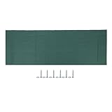 Schaukel-Schatten-Spielplatz-Ersatzüberdachung, 600D wasserdichtes Oxford-Gewebe, Outdoor-Schaukel-Abdeckung für Hinterhof, Kinderspielplatz-Dach, Grün, 228 x 109 cm