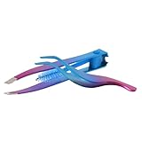 SAFIGLE 1 Satz Augenbrauenpinsel Augenbrauenpinzette Zum Trimmen Gesichts- Augenbrauenpinzette Für Zu Hause Augenbrauenpinzette Für Frauen Für Augenbrauen Metall