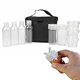 Gewürzflaschen | Gewürzaufbewahrung | Tragbarer Gewürzhalter Camping Gewürztasche Grill Gewürzhalter Schwarz Gewürzaufbewahrung Tragbarer Behälter Multifunktionale Tasche