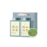 Premium Hochland-Weißer Tee 125g x 2 – Duftender Blatttee, Erstpflückung Frühlingsernte