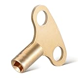 HOMSFOU Heizkörperventilschlüssel aus Messing Entlüftungsschlüssel für Alte Heizkörper Kompakt und Langlebig Sanitärwerkzeug für Heizungssysteme