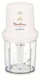 Moulinex DJ300110 Mini Chopper Elektro Moulinette Compact Shaker mit Deckel Weiß 270 W