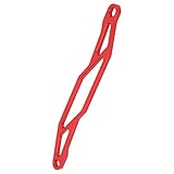 Yinhing RC-Car-Batteriedruckplatte, Leichte Batteriedruckplatte aus Aluminiumlegierung, Kompatibel mit TT02, Optimale Leistung, Verbesserte Haltbarkeit, Rennzubehör für Enthusiasten (Rot)
