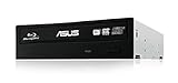 Asus BW-16D1HT Retail Silent interner Blu-Ray Brenner (16x BD-R (SL), 12x BD-R (DL), 16x DVD±R, Retail, BDXL, Sata) schwarz