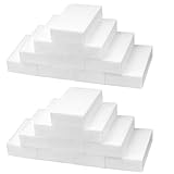 20 Stück Radierschwamm Schmutzradierer, Zauberschwamm Schmutzradierer Magic Sponge Radierschwamm für Wand Flächen Magic Eraser Sponge White Wall Reiniger, für Küche Bad Wände Schuhe Fenster Gläser